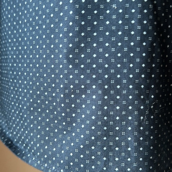 WEATHERPROOF Men’s Short Sleeve Polka Dot Button Down Shirt - Picture 6 of 6